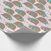 Schattig kattenpapier cadeaupapier (Hoek)