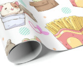 Schattig kattenpapier cadeaupapier (Rol Hoek)