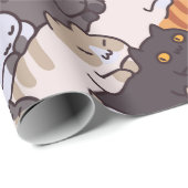 Schattig kattenpapier cadeaupapier (Rol Hoek)