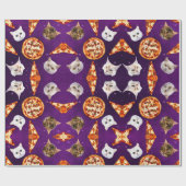 Schattig kattenpapier cadeaupapier (Vlak)