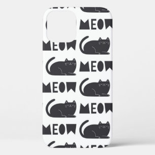 schattig kattenpatroon. illustratie Case-Mate iPhone case