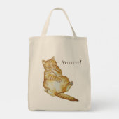 schattig kattenslaapgember kattenkeukenontwerp tote bag (Achterkant)