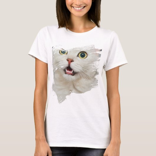 Schattig katteontwerp t-shirt (Voorkant)