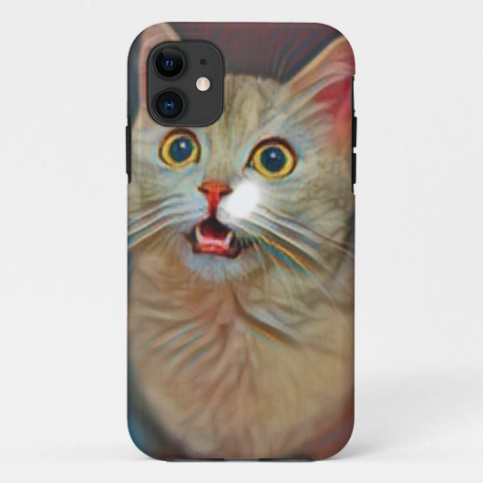 Schattig kattewerk Case-Mate iPhone case (Achterkant)