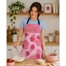 Schattig Kawaii Aardbei Koe Patroon