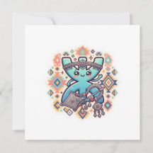 Schattig Kawaii Amazigh Yaz Symbool Berber Sticker