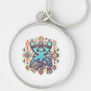 Schattig Kawaii Amazigh Yaz Symbool Berber Sticker Sleutelhanger