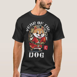 Schattig Kawaii Aziatische Chinese Hond Zodiak Maa T-shirt