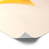 Schattig Kawaii Baby Kuiken met Hulst Poster (Hoek)