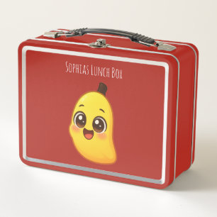 Schattig Kawaii Banaan Lunch Design