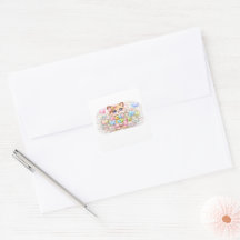 Schattig Kawaii Beste Wensen Kat Pastel Roze Bloem