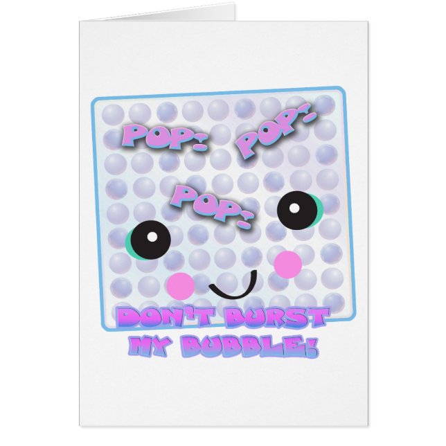 Schattig Kawaii Bubble Wrap (Voorkant)