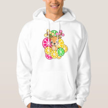 Schattig Kawaii Citrus Hert Citroen Sinaasappel