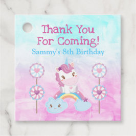Schattig Kawaii Droomachtig Eenhoorn Regenboog Wol Bedankjes Labels