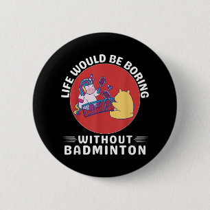 Schattig Kawaii Eenhoorn Leven Zou Saai Zijn Zonde Ronde Button 5,7 Cm