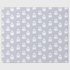 Schattig Kawaii Geest Halloween Patroon Cadeaupapier