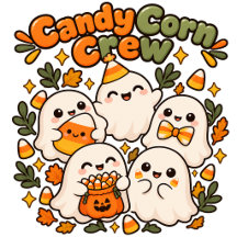 Schattig Kawaii Gele Oranje Geest Snoep Mais Behan