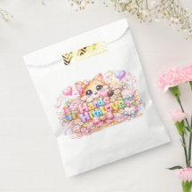 Schattig Kawaii Gemaakt Met Liefde Kat Naam Pastel