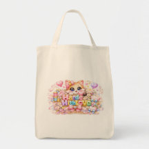 Schattig Kawaii Gemaakt Met Liefde Kat Naam Pastel