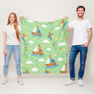 Schattig Kawaii Grafisch Fleece Deken