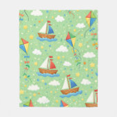Schattig Kawaii Grafisch  Fleece Deken (Voorkant)