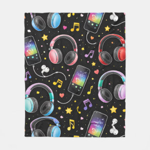 Schattig Kawaii Grafisch Fleece Deken