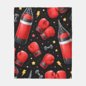 Schattig Kawaii Grafisch Fleece Deken (Voorkant)