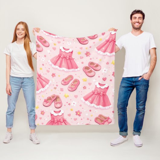 Schattig Kawaii Grafisch Fleece Deken (In situ)