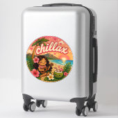 schattig kawaii hawaii sticker (Koffer)