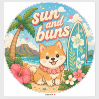 schattig kawaii hawaii  sticker