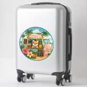 schattig kawaii hawaii  sticker (Koffer)