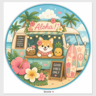 schattig kawaii hawaii  sticker