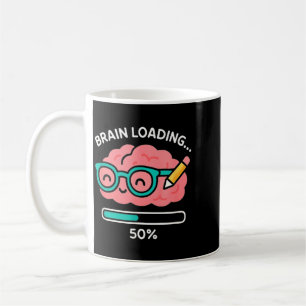 Schattig Kawaii Hersenenontwerp Grappig Nerdy Hers Koffiemok