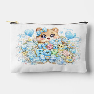 Schattig Kawaii Het is een Jongen Teddybeer Pastel Etui