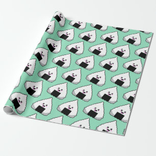 Schattig Kawaii Japans Onigiri Sushi Voedselpatroo Cadeaupapier