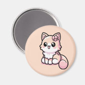 Schattig Kawaii Kat Magneet (Voorkant / Achterkant)