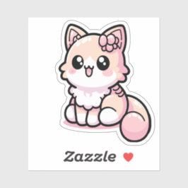 Schattig Kawaii Kat Sticker