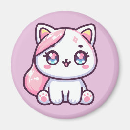 Schattig Kawaii Kitten Magneet