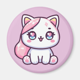 Schattig Kawaii Kitten Magneet