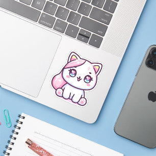 Schattig Kawaii Kitten Sticker