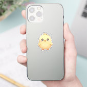 Schattig Kawaii Kuiken Sticker (Telefoon)