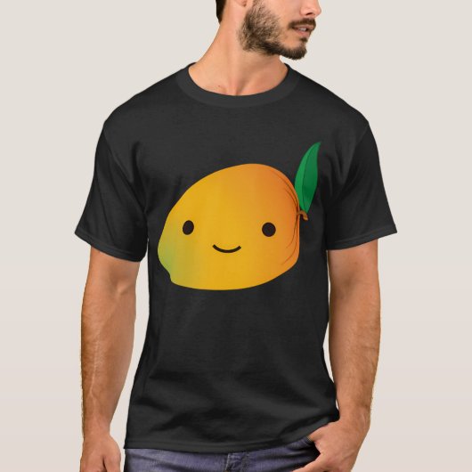 Schattig Kawaii Mango T-shirt (Voorkant)