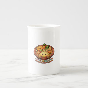 Schattig Kawaii Marokkaans Couscous Vrijdag Verzam Porselein Kop