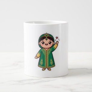 Schattig Kawaii Marokkaanse Caftan Traditionele Gr Grote Koffiekop