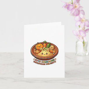 Schattig Kawaii Marokkaanse Couscous Vrijdag Gathe Kaart