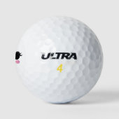 Schattig Kawaii Meisje Golf Ball Golfballen (Logo)