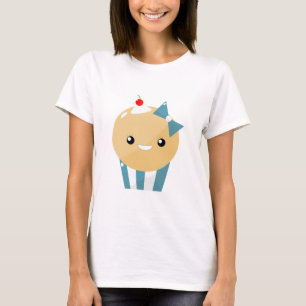 Schattig Kawaii Meisjesachtige Muffin Cupcake T-shirt