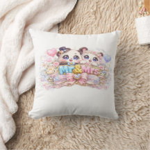Schattig Kawaii Mijnheer en Mevrouw Panda Koppel P