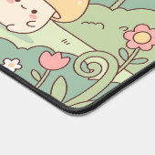 Schattig Kawaii Paddenstoelen Bos Bureaumat (Hoek)