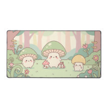 Schattig Kawaii Paddenstoelen Bos